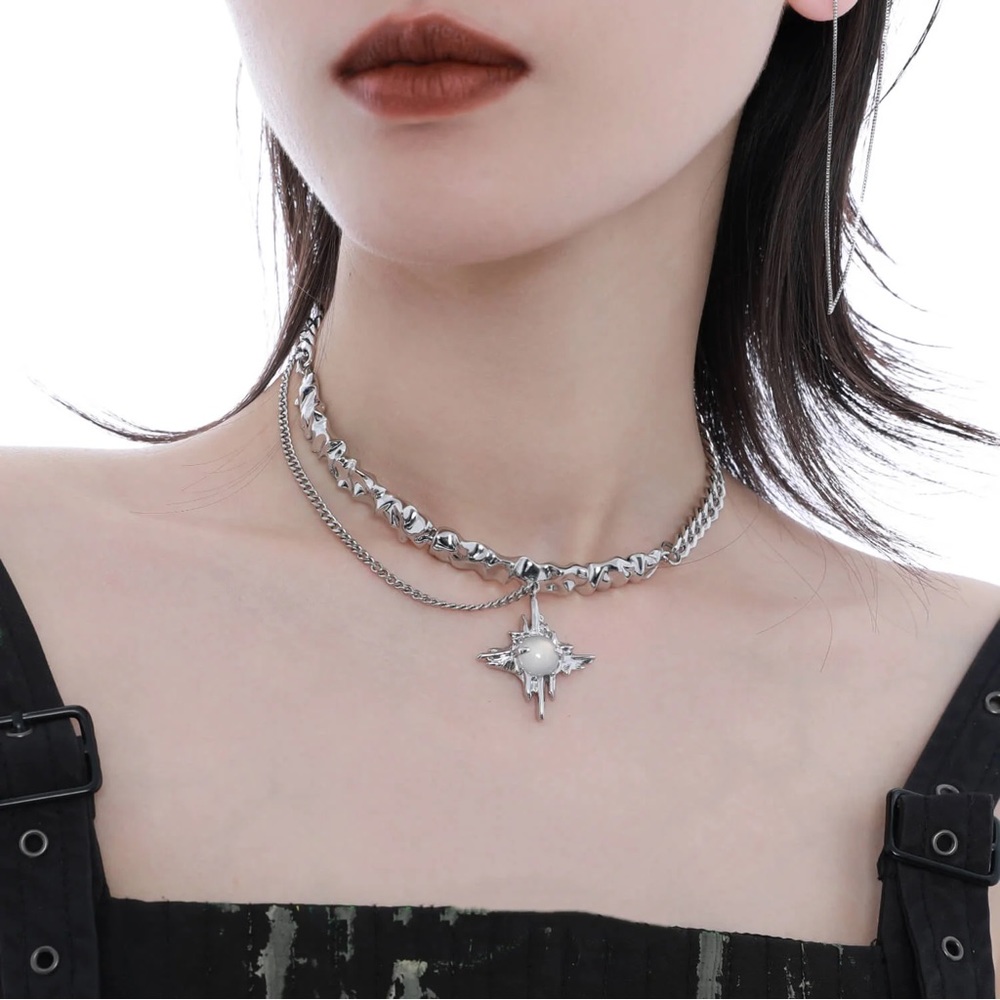 (SOLD) KHANIE Starbust Galaxy Choker Necklace